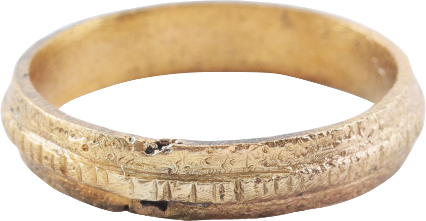 RARE VARIATION VIKING WEDDING RING 850-1050AD - Picardi Jewelry