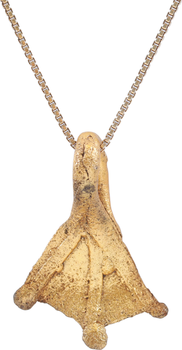 VERY FINE VIKING SORCERER'S AMULET NECKLACE, 10th-11th CENTURY AD - Picardi Jewelry