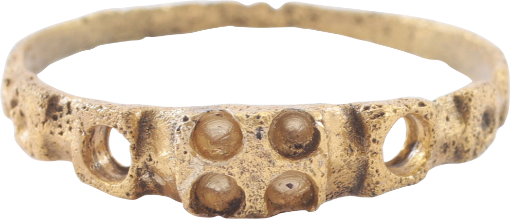 EUROPEAN LADY’S FASHION RING, C.1100 AD, SIZE 11 ¼ - Picardi Jewelry
