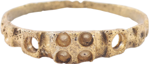 EUROPEAN LADY’S FASHION RING, C.1100 AD, SIZE 11 ¼ - Picardi Jewelry