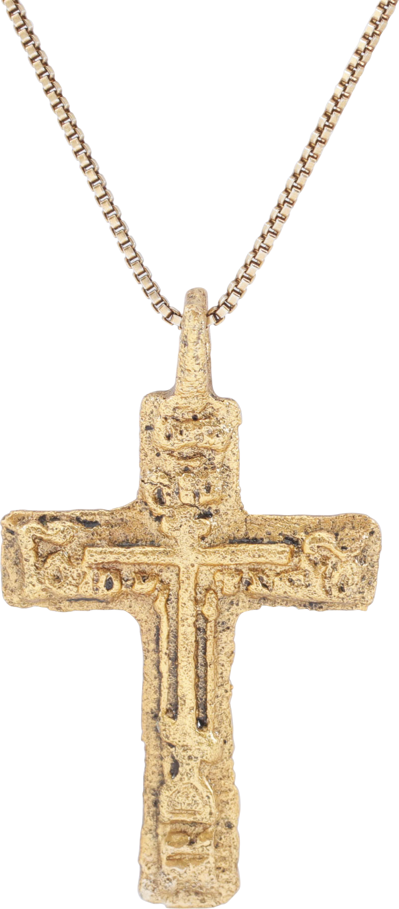 FINE EASTERN EUROPEAN CROSS NECKLACE - Picardi Jewelry