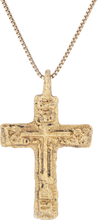 FINE EASTERN EUROPEAN CROSS NECKLACE - Picardi Jewelry