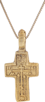 FINE EASTERN EUROPEAN CROSS NECKLACE - Picardi Jewelry