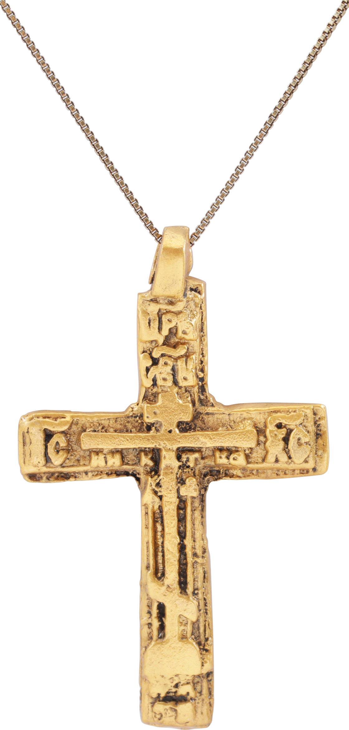 FINE EASTERN EUROPEAN CROSS NECKLACE - Picardi Jewelers