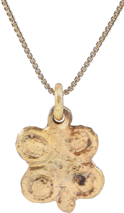 ANCIENT ROMAN QUATREFOIL PENDANT, 1st-2nd CENTURY AD - Picardi Jewelry