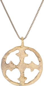 CRUSADER'S CROSS PENDANT NECKLACE, 11TH-13TH CENTURY - Picardi Jewelry