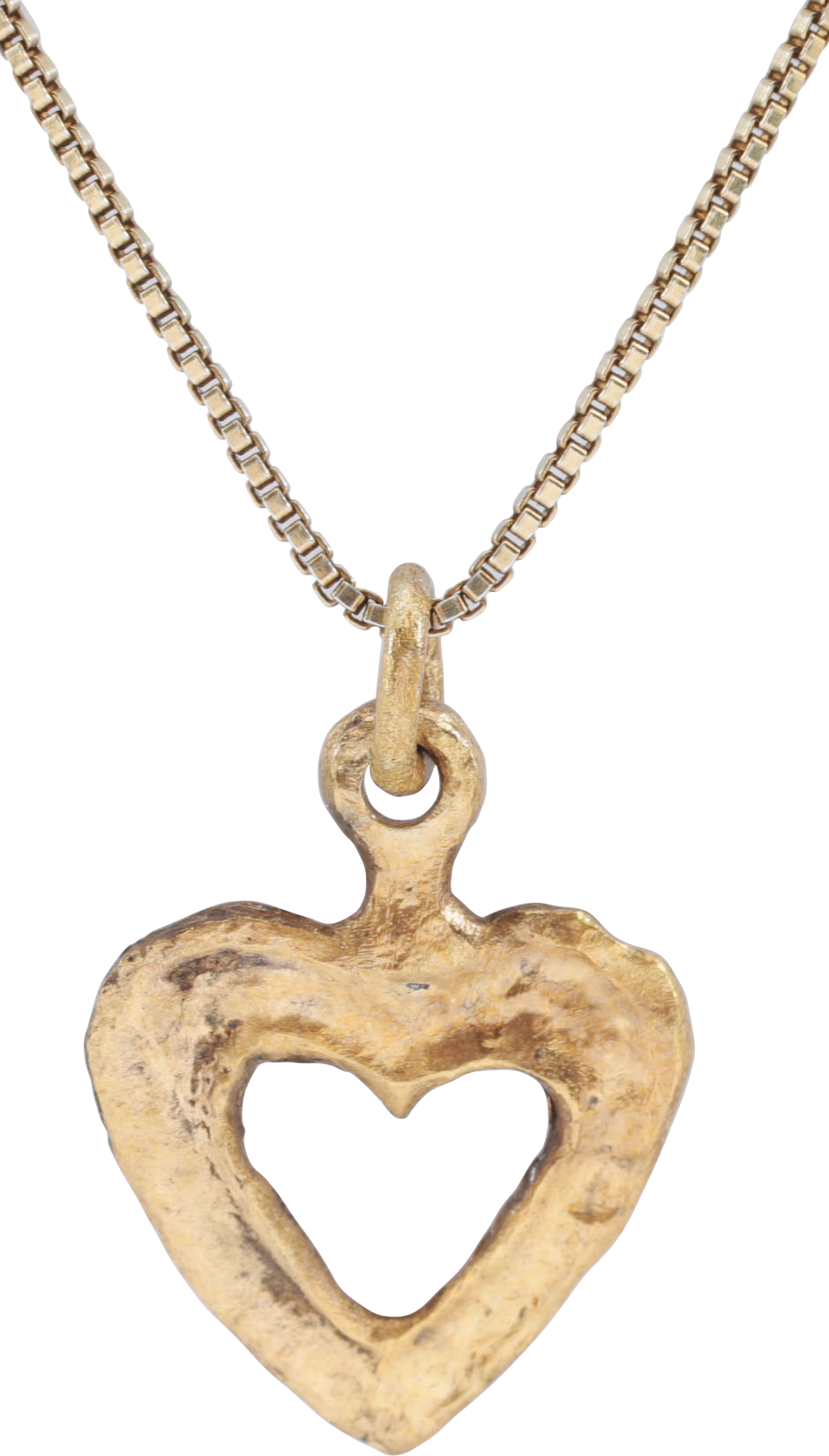 ANCIENT VIKING HEART PENDANT NECKLACE, 866-1067 AD - Picardi Jewelry