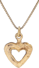 ANCIENT VIKING HEART PENDANT NECKLACE, 866-1067 AD - Picardi Jewelry