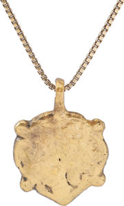 VIKING HEART PENDANT NECKLACE C.1000 AD - Picardi Jewelry