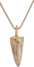 ROMAN ARROWHEAD PENDANT NECKLACE, C.100 BC - Picardi Jewelry