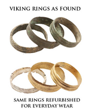 RARE VARIATION VIKING WEDDING RING, 10TH-11TH CENTURY AD, SIZE 9 - Picardi Jewelry