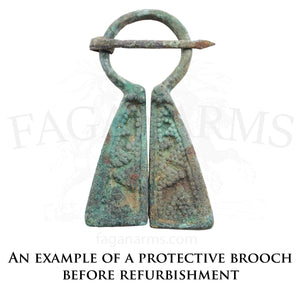 FINE VIKING PROTECTIVE BROOCH, 950-1050 AD - Picardi Jewelers