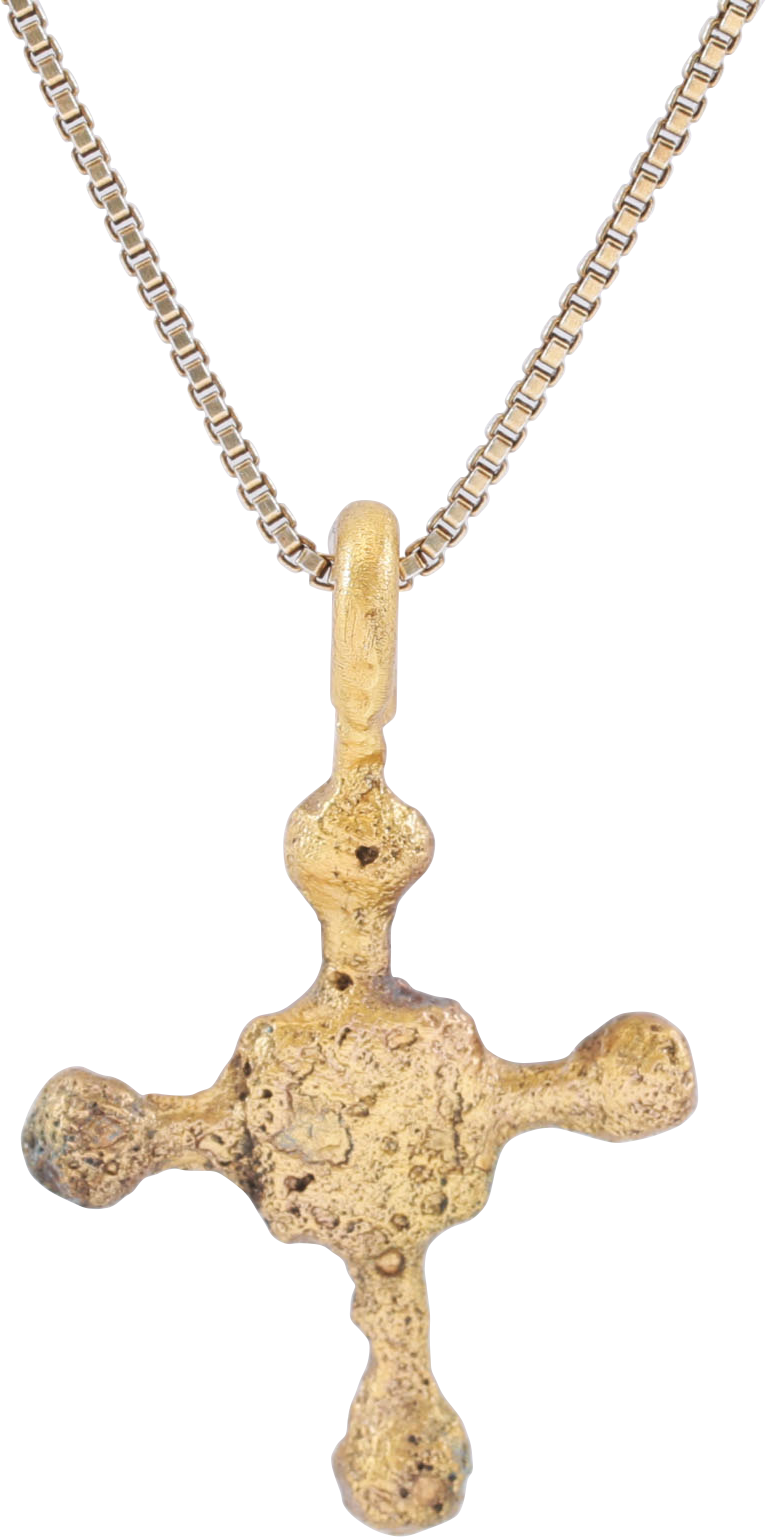 EUROPEAN CONVERT'S CROSS NECKLACE, 9TH-10TH CENTURY - Picardi Jewelry