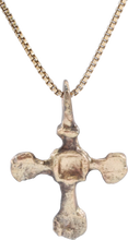 EUROPEAN CONVERT'S CROSS NECKLACE 9TH-10TH CENTURY