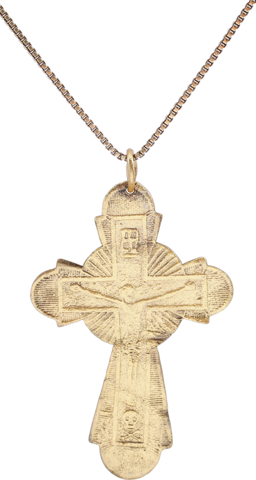 ELEGANT EASTERN EUROPEAN CHRISTIAN CROSS, 17th-18th CENTURY - Picardi Jewelry