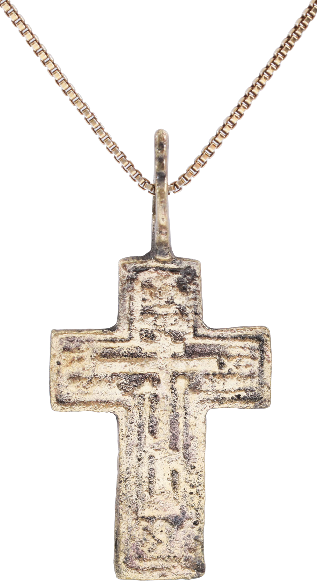 FINE EASTERN EUROPEAN CROSS NECKLACE - Picardi Jewelers