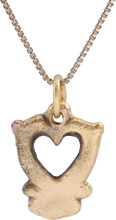 VIKING HEART PENDANT, 11TH CENTURY AD - Picardi Jewelry