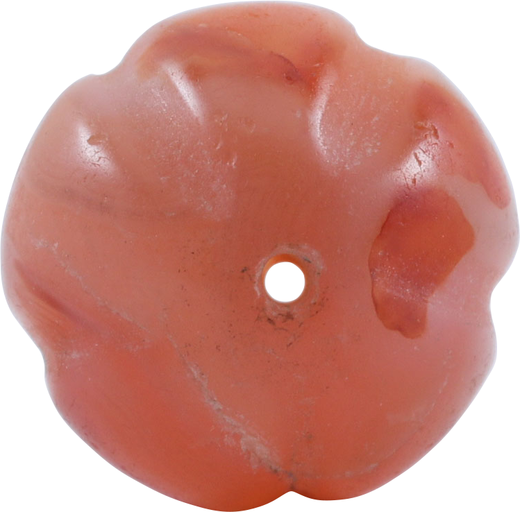 VIKING CARNELIAN BEAD, 900-1050 AD - Picardi Jewelers