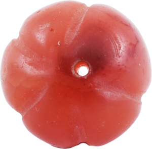 VIKING CARNELIAN BEAD, 900-1050 AD - Picardi Jewelry