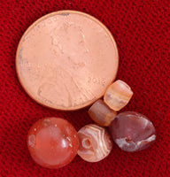 VIKING CARNELIAN BEADS, C.850-1050 AD - Picardi Jewelry