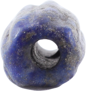 VIKING LAPIS LAZULI BEAD, 850-1000 AD - Picardi Jewelers