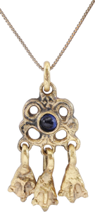 VIKING SORCERESS’S PENDANT NECKLACE. 10th-11th CENTURY AD - Picardi Jewelers