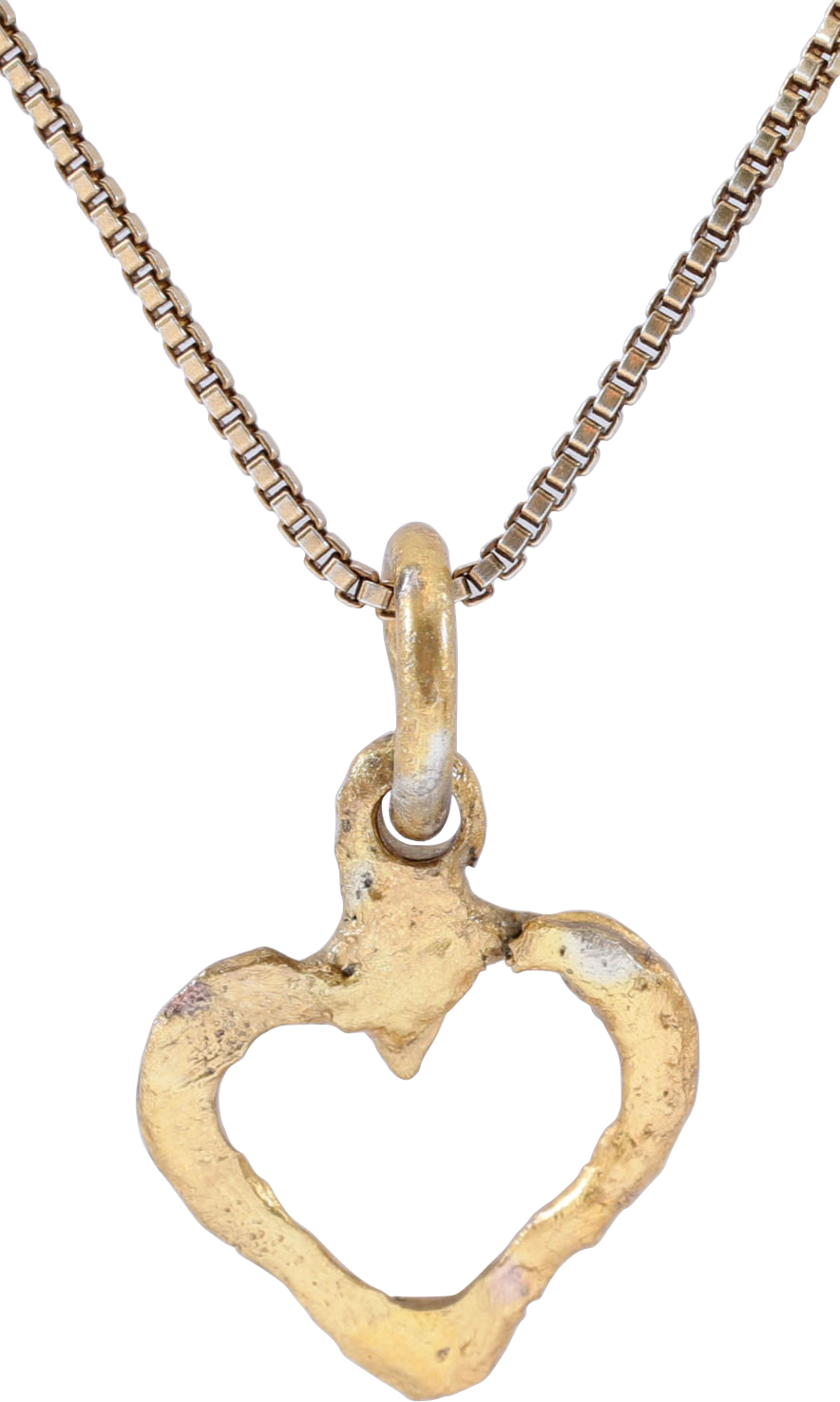 ANCIENT VIKING HEART PENDANT NECKLACE, 866-1067 AD - Picardi Jewelry