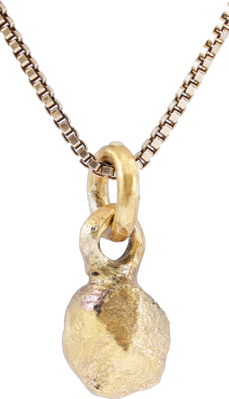 ANCIENT ROMAN WOMAN'S PENDANT NECKLACE, 4TH-5TH CENTURY - Picardi Jewelry