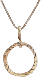 FINE VIKING BEARD RING NECKLACE, 9TH-11TH CENTURY - Picardi Jewelry