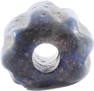 VIKING LAPIS LAZULI BEAD, 850-1000 AD - Picardi Jewelry