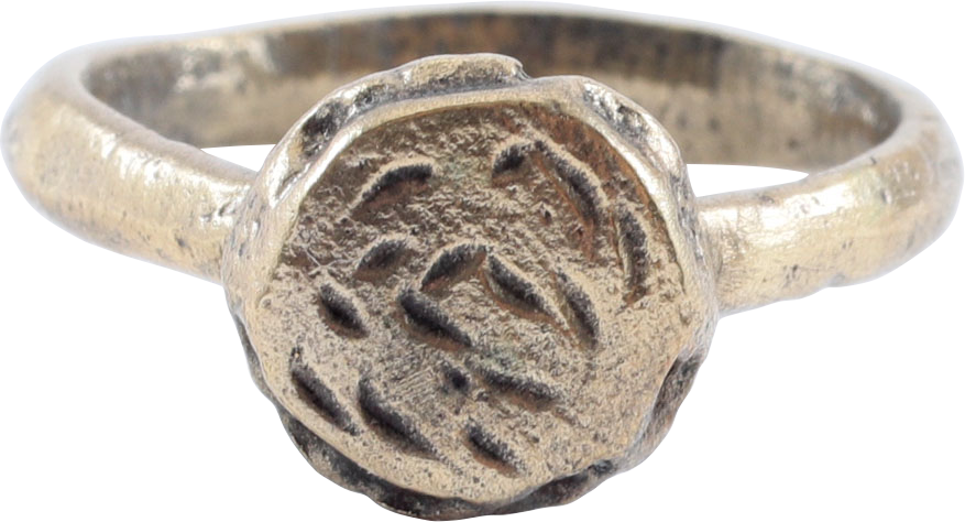 ROMAN/ BYZANTINE RING C.300-600AD, SIZE 6 3/4 - Picardi Jewelry