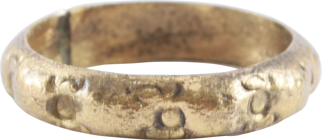 FINE AND RARE VIKING BEARD RING C.866-1067 AD - Picardi Jewelry
