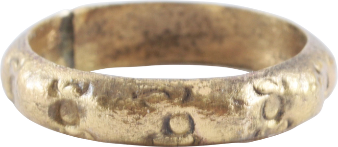 FINE AND RARE VIKING BEARD RING C.866-1067 AD - Picardi Jewelry