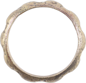 FINE AND RARE VIKING BEARD RING C.866-1067 AD - Picardi Jewelry