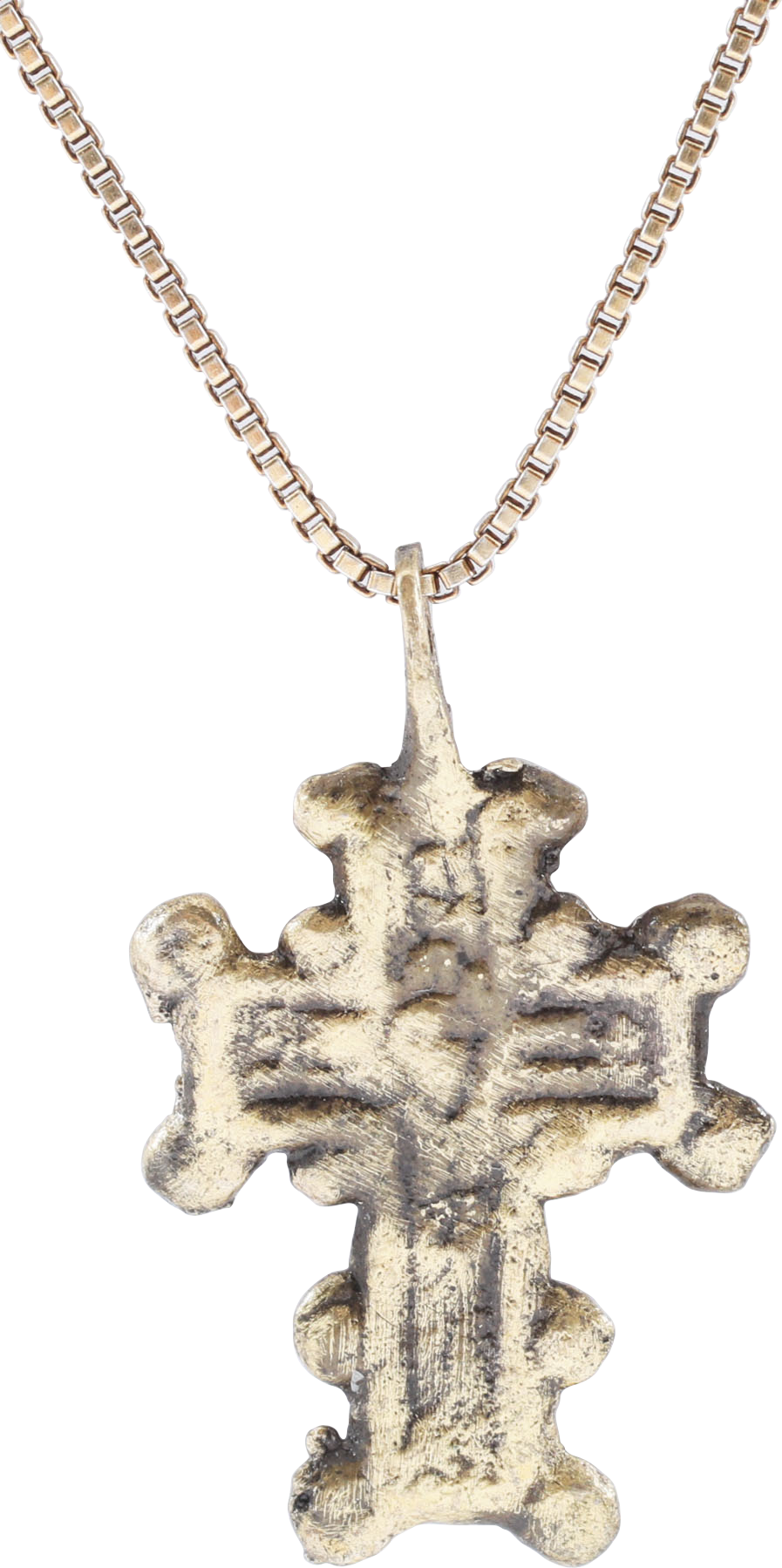 BYZANTINE CROSS NECKLACE, 6TH-9TH CENTURY AD - Picardi Jewelry