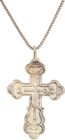 ELEGANT EASTERN EUROPEAN CHRISTIAN CROSS, 17th-18th CENTURY - Picardi Jewelry