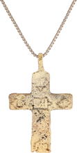 FINE EASTERN EUROPEAN CROSS NECKLACE, RUSSIAN OR UKRAINIAN - Picardi Jewelry