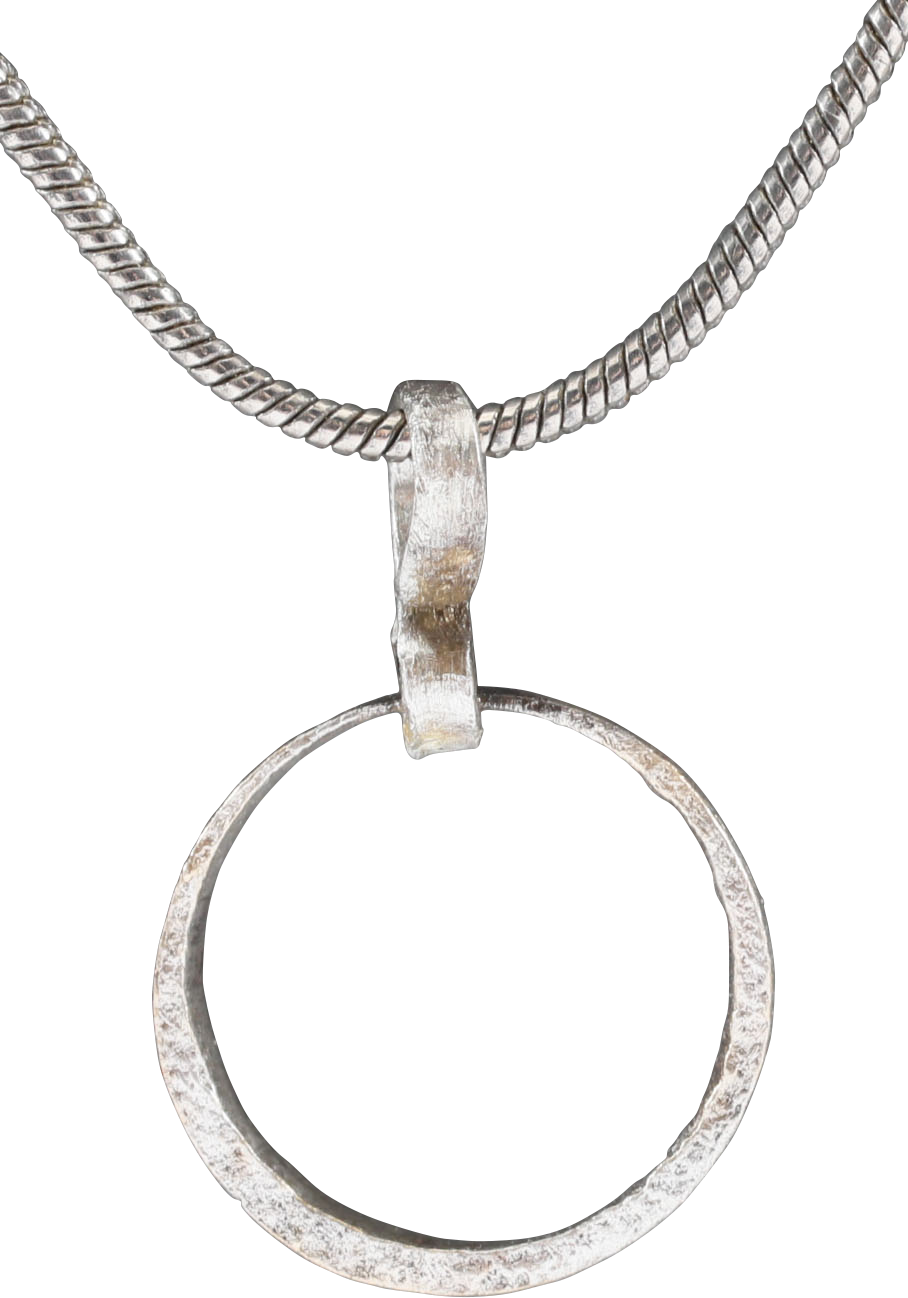 VIKING BEARD RING NECKLACE, 9TH-11TH CENTURY - Picardi Jewelry