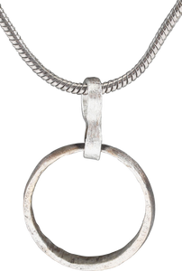 VIKING BEARD RING NECKLACE, 9TH-11TH CENTURY - Picardi Jewelry