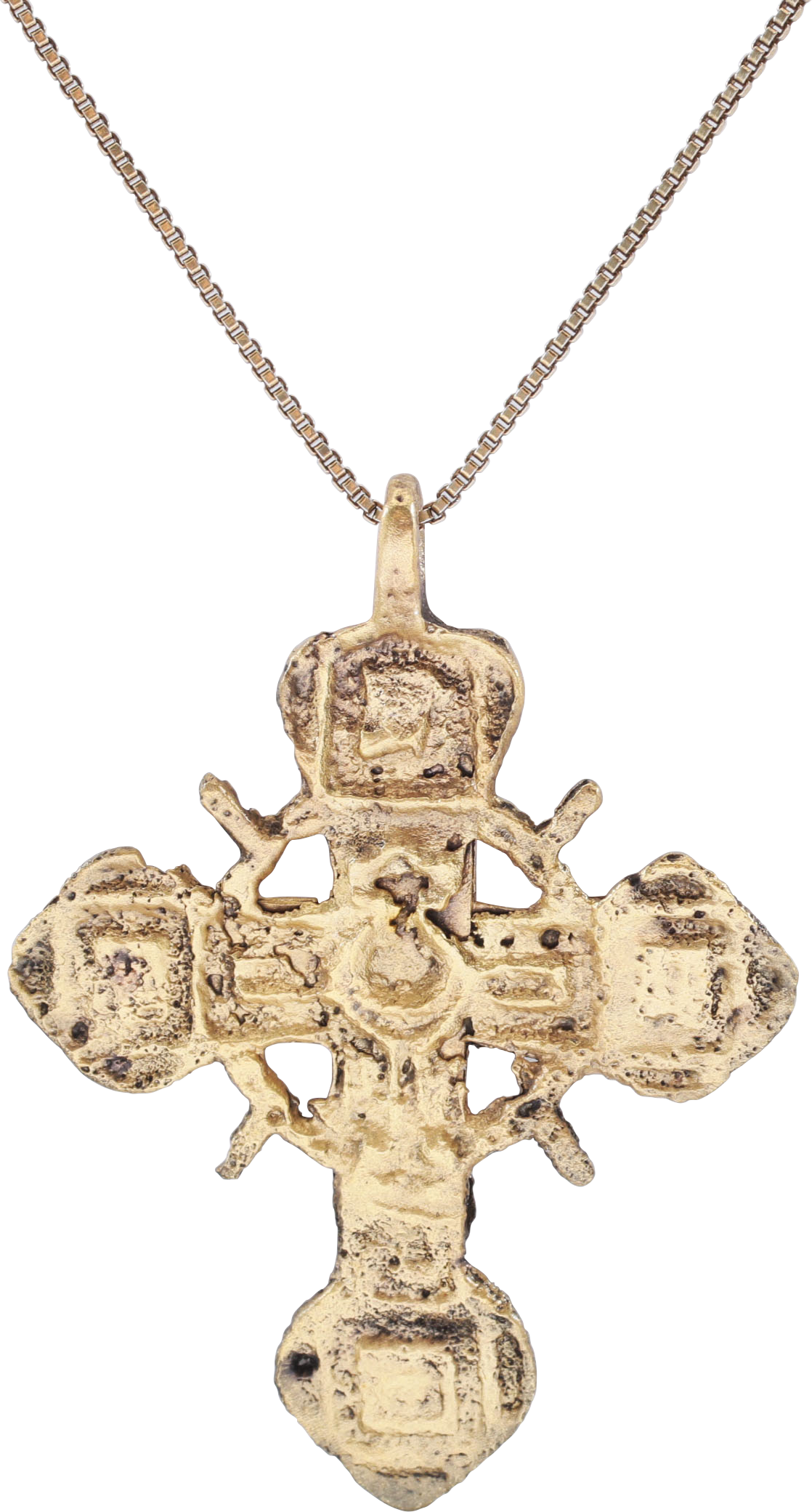 EASTERN EUROPEAN CROSS NECKLACE, 17TH-18TH CENTURY - Picardi Jewelers