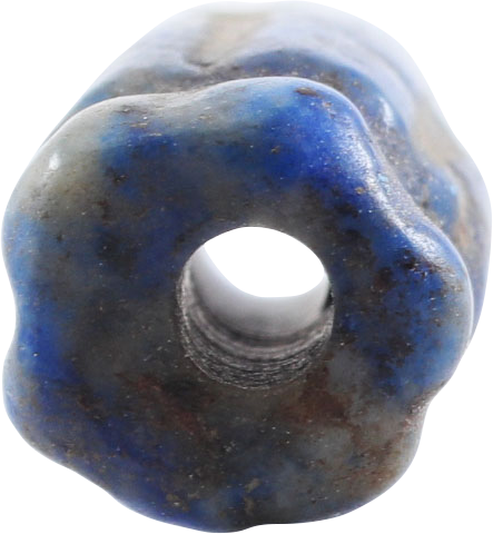 VIKING LAPIS LAZULI BEAD, 850-1000 AD - Picardi Jewelers