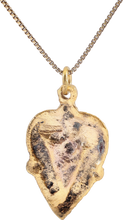 ANCIENT VIKING HEART PENDANT NECKLACE, 866-1067 AD - Picardi Jewelry