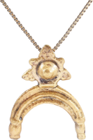 LOVELY VIKING LUNAR PENDANT NECKLACE, 800-1050 AD - Picardi Jewelry
