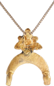 LOVELY VIKING LUNAR PENDANT NECKLACE, 800-1050 AD - Picardi Jewelry