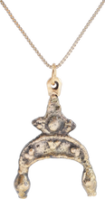 VIKING LUNAR PENDANT NECKLACE, 800-1050 AD - Picardi Jewelry