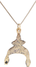 VIKING LUNAR PENDANT NECKLACE, 800-1050 AD - Picardi Jewelry