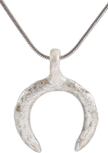 VIKING LUNAR PENDANT NECKLACE, C.900-1000 AD - Picardi Jewelry