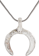 VIKING LUNAR PENDANT NECKLACE, C.900-1000 AD - Picardi Jewelry