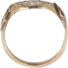 BYZANTINE CHRISTIAN RING C.9TH-14TH CENTURY, SIZE 11 1/2 - Picardi Jewelry