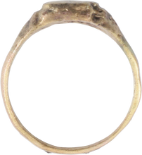 BYZANTINE RING C.6TH-9TH CENTURY AD, SIZE 8 ¾
